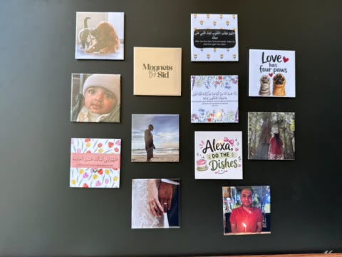 Square Custom Photo Magnets (6.35 x 6.35 cm)